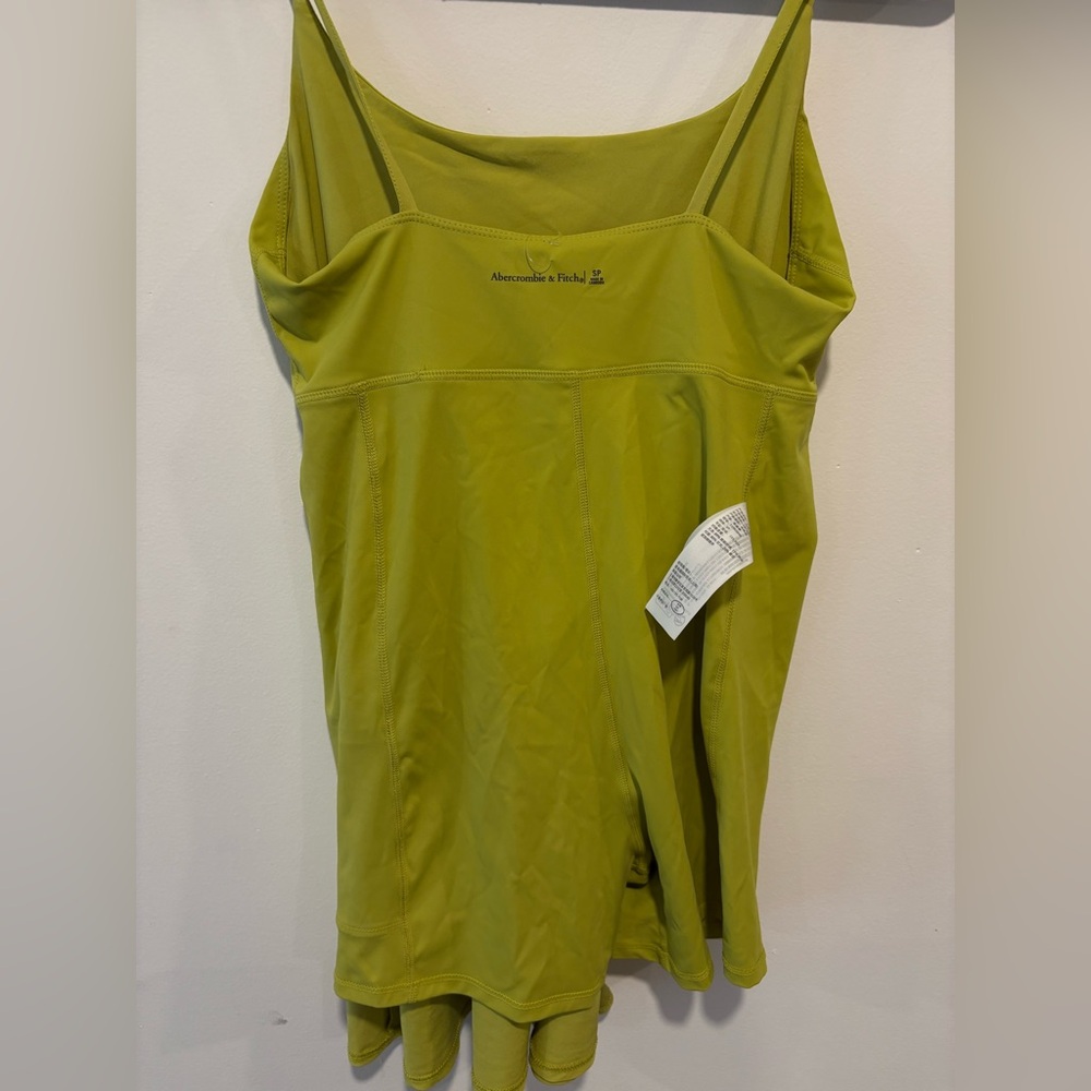 Abercrombie & Fitch Women's Traveler Active Dress Lime Green Sz small (marker) - Picture 6 of 9